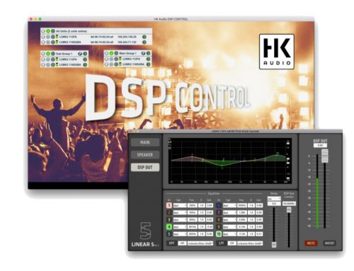 HK Audio DSP CONTROL Software – New product page, user manual and software version